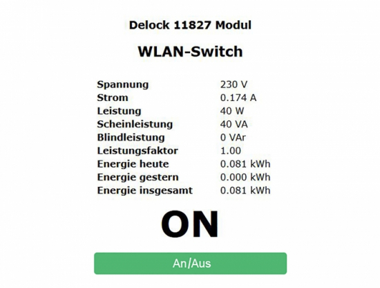 Delock WLAN Steckdose mit integriertem Webinterface & Energieüberwachung