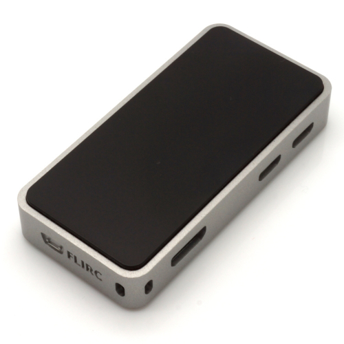FLIRC Case - Aluminium Gehuse fr Raspberry Pi Zero, silber/schwarz