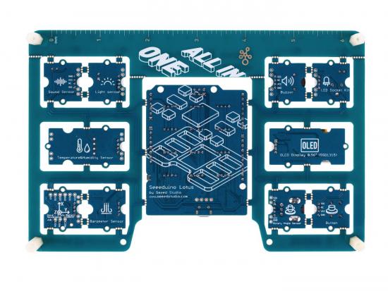 seeed Grove - Einsteiger-Kit fr Arduino, All-in-one-Board mit 10 Sensoren und 12 Projekten