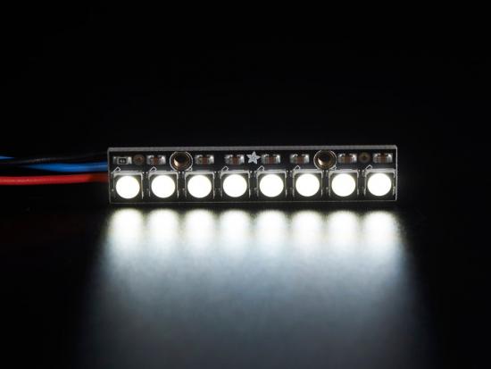 Adafruit NeoPixel Stick - 8 x 5050 RGBW LEDs - Kaltwei - ~6000K