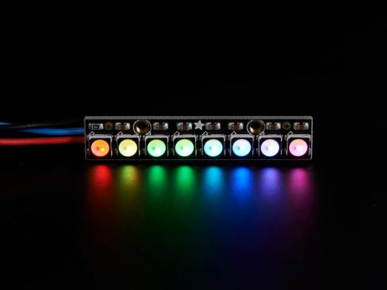 Adafruit NeoPixel Stick - 8 x 5050 RGBW LEDs - Kaltwei - ~6000K