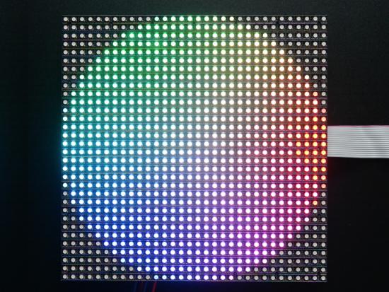 32x32 RGB LED Matrix Panel - 5mm Raster