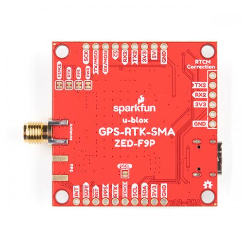 SparkFun Qwiic - GPS-RTK-SMA Breakout, ZED-F9P