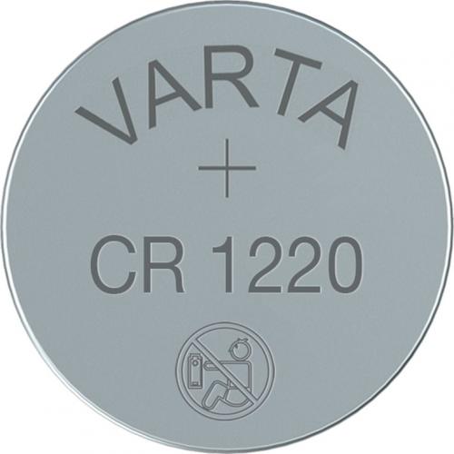VARTA Knopfzelle Lithium CR1220, 1er Blister