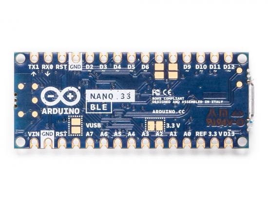 Arduino Nano 33 BLE, ohne Header