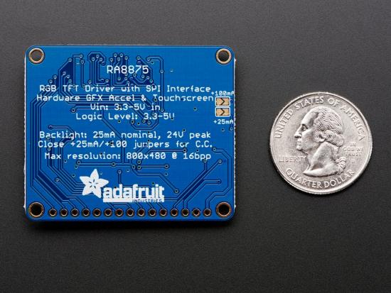 RA8875 Treiber-Board fr 40-pin TFT Touch Displays, bis 800x480 
