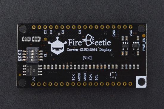 DFRobot Firebeetle Covers, OLED128x64 Display