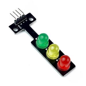 LED Ampel Modul mit 3x 8mm LED (rot, gelb, grün), 5V