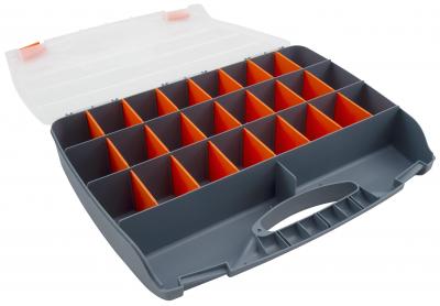 Werkzeug-Organizer / Sortimentskasten, variabel bis zu 26 Fächer, 460x360x80mm