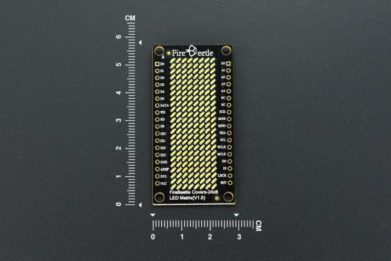 DFRobot FireBeetle Covers-24×8 LED Matrix (Gelb)