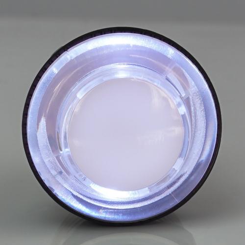 Arcade Button, 30mm, beleuchtet (LED 5V DC), transparent - Farbe: weiß