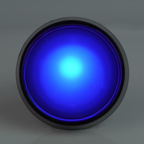 Arcade Button, 44mm, beleuchtet (LED 12V DC) - Farbe: blau