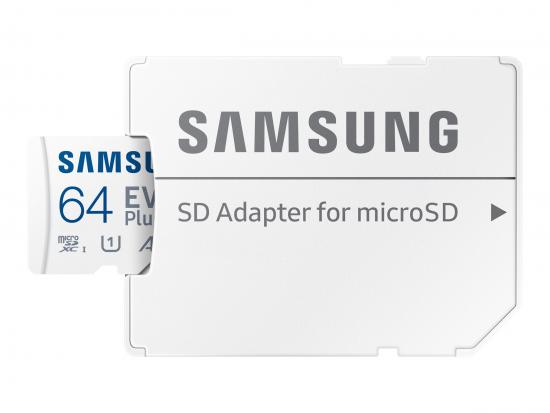 Samsung EVO Plus microSDHC UHS-I U1 130MB/s Speicherkarte + Adapter 64GB
