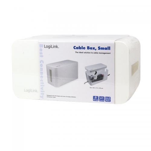 Kabelbox, klein / 235x115x120mm, weiß
