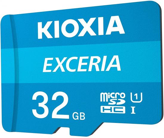 KIOXIA Exceria microSDHC Class 10 Speicherkarte + Adapter 32GB