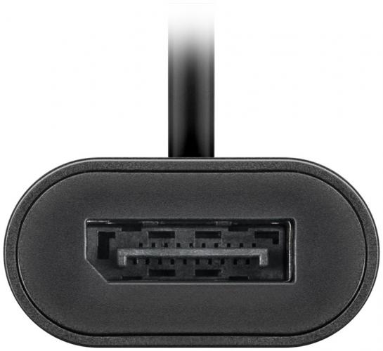 USB-C Adapter, USB-C Stecker - DisplayPort Buchse, 4K 60 Hz, schwarz