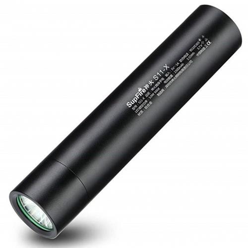 Superfire S11-X, Mini LED Taschenlampe, 15W, 170lm, USB