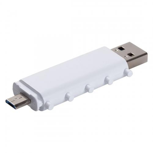 Zahlenschloss-USB-Stick : 32GB Wei
