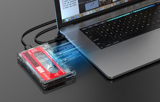 Orico 2,5'' externes Festplattengehäuse USB 3.0 - SATA, Retro Style