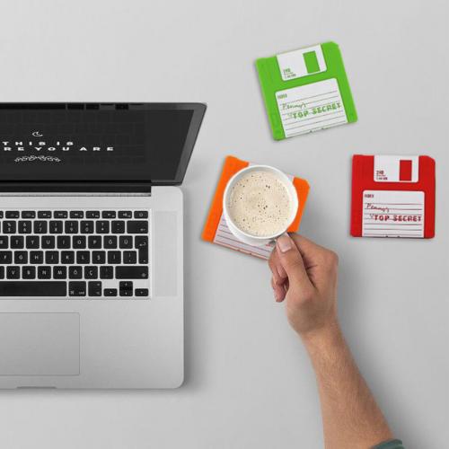 Floppy Disk Untersetzer-Set