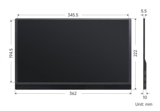 15,6 Zoll IPS-Monitor mit Standfu, 1920  1080 Full HD