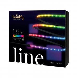 Twinkly Line Starter, LED-Stripe, Multicolor Edition, schwarz
