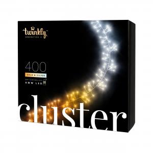 Twinkly Cluster, gold & silber Edition, schwarz