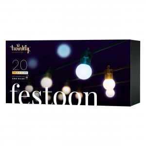 Twinkly Festoon, gold & silber Edition, 20 LEDs