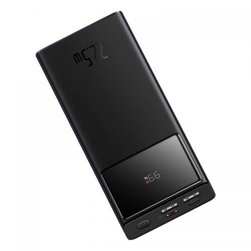 Baseus Star-Lord Powerbank, 30.000mAh, 2x USB + USB-C, 22.5W, schwarz