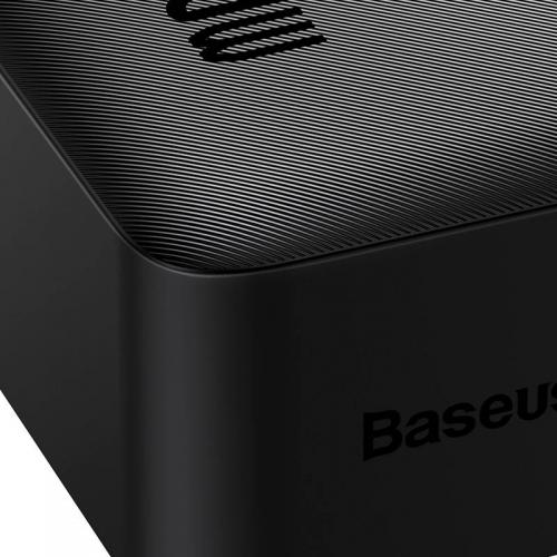 Baseus Bipow Powerbank, 30.000mAh, 2x USB + USB-C, 20W, schwarz