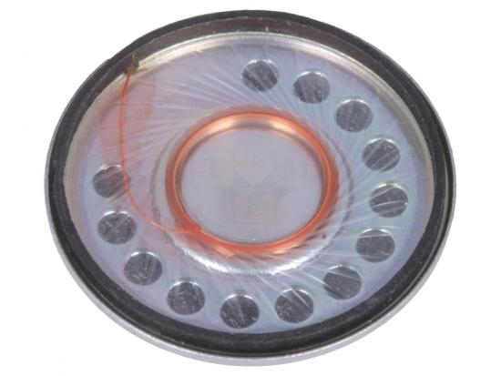 Mini Universal Lautsprecher, Mylar, 0,5W, 8Ω, 81dB, Ø28x4,7mm