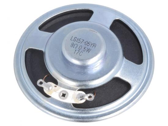 Mini Universal Lautsprecher, Mylar, 0,5W, 8Ω, 86dB, Ø57x12,5mm