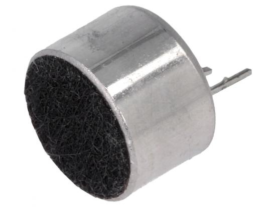 Elektret-Mikrofon, 1,5kΩ, 0,5mA, 9,7x6,5mm