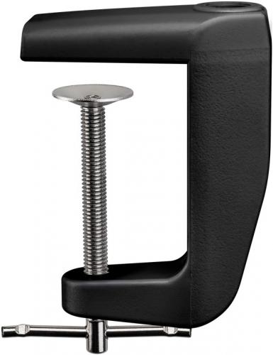 Ersatz Tischklemme für Lupenleuchten mit Gelenkarm, 0-60 mm, schwarz