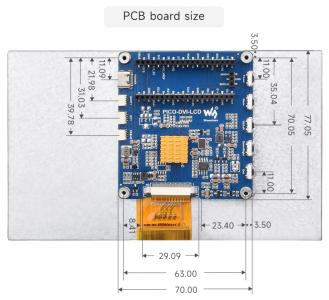 Waveshare 10,1 Zoll DVI-Displaymodul: Fr Raspberry Pi Pico, 1024600 Pixel, LCD IPS-Panel 