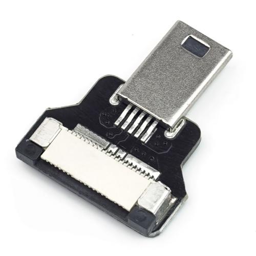 Mini USB 2.0 Typ B Stecker, gerade, fr DIY USB Kabel