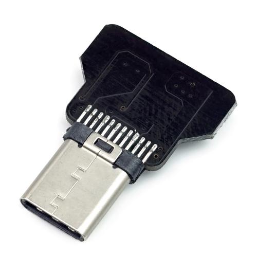 USB 2.0 Typ C Stecker, gerade, fr DIY USB Kabel
