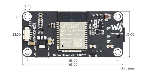 Waveshare ESP32 Servo-Treiberbrett Erweiterung: Steuert 253 Bus-Servos mit WiFi und Bluetooth, 6-12V