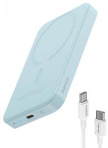 Baseus Magnetic Powerbank, MagSafe, USB-C, 5.000mAh, 20W, blau