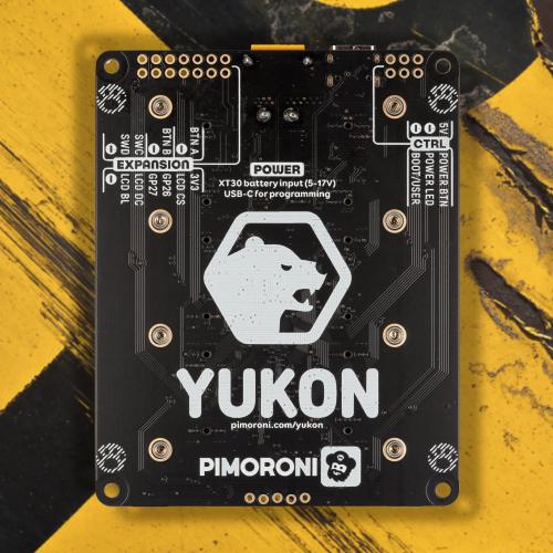  Pimoroni Yukon Nur Host, RP2040, 16MB Flash, XT30 15A, USB-C, MicroPython
