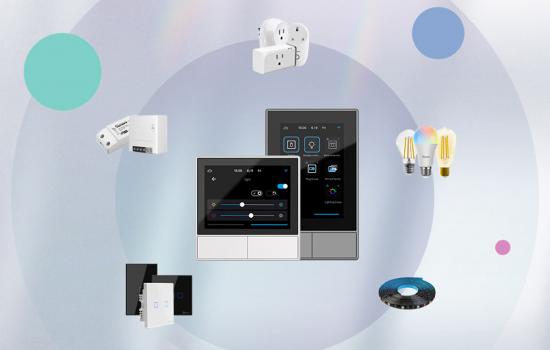 Sonoff NSPanel Smart Scene Wall Switch, Schaltaktor mit Display und Touchpanel, WiFi, wei
