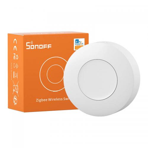  Sonoff SNZB-01P Smart Wireless Switch, Wandtaster, ZigBee, runde Ausfhrung