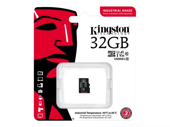 Kingston Industrial Grade microSDHC Class 10 Speicherkarte + Adapter 32GB