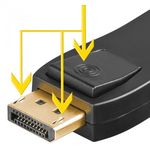 Adapter Displayport Stecker - HDMI Buchse