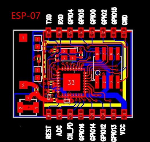 ESP-07 - ESP8266 WiFi Serial Modul
