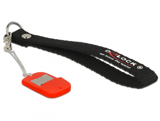 Super Tiny USB 2.0 Hi-Speed OTG Adapter A-Buchse - Micro B-Stecker mit Schlüsselanhänger