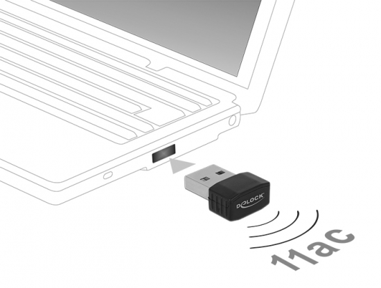 WLAN USB 2.0 Dualband 2.4/5 GHz Nano Adapter