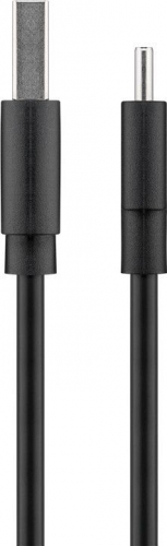USB-C 2.0 Sync- & Ladekabel A-Stecker  C-Stecker schwarz - Lnge: 0,50m