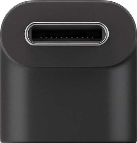 USB-C 3.0 Adapter, C Buchse – Stecker, oben/unten gewinkelt - Farbe: schwarz