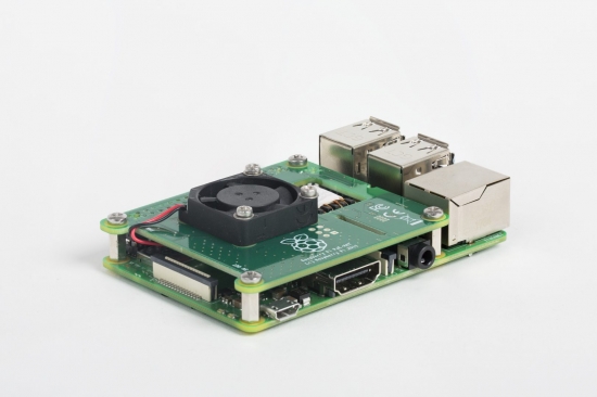 Raspberry Pi Foundation PoE-Erweiterungsboard: Stromversorgung ber Ethernet, Kompatibel Pi 3 B+ / 4